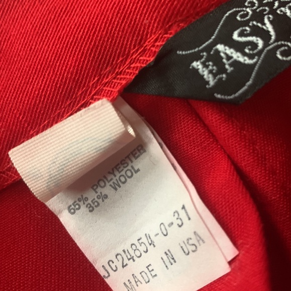 Red A-Frame Skirt - Picture 3 of 3